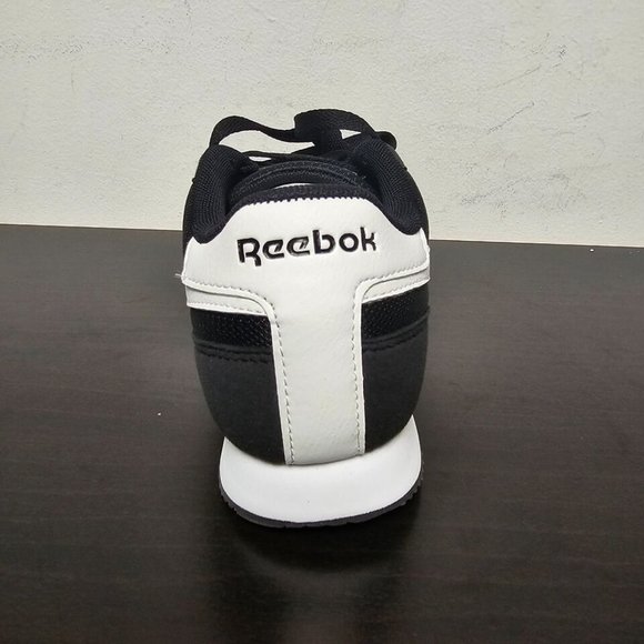 Reebok Classic Lace-Up Sneakers Jogger Size 5 W Black / White New in Box! - Picture 7 of 9